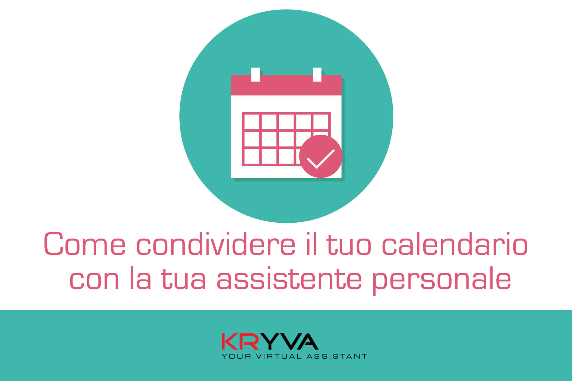 Condivisione del calendario con l'Assistente Vir